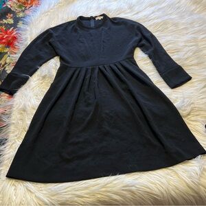 IRO black long sleeve mini dress